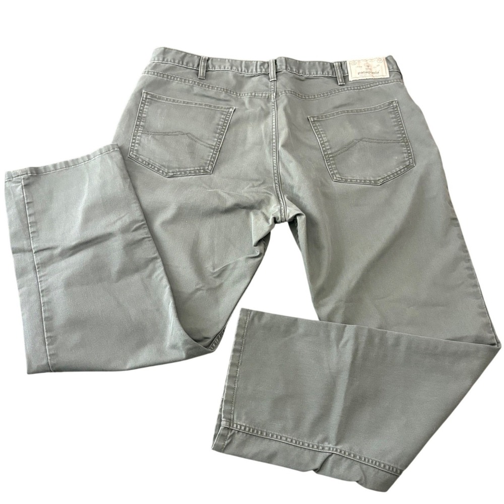 Patagonia Performance Twill Pants Men 40x30 Iron Clad Green 5-Pocket Stretch
